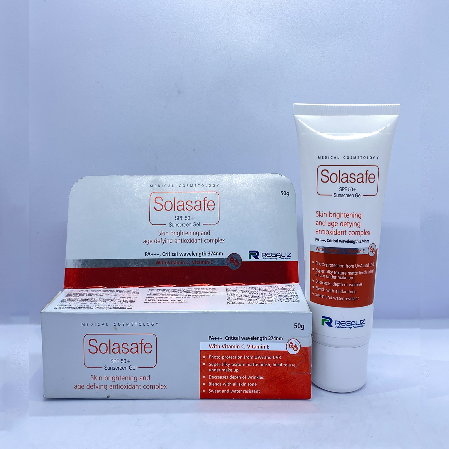 Solasafe Sunscreen SPF 50 Gel 50 Gm