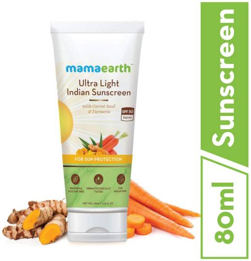 Mama earth ultra light sunscreen