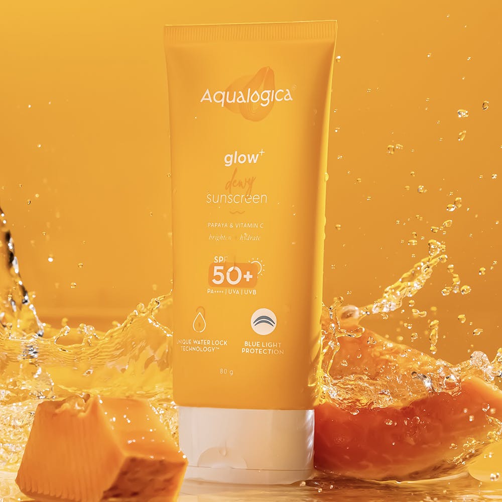 AQUALOGICA AG GLOW + DEWY SUNSCREEN 80 GM