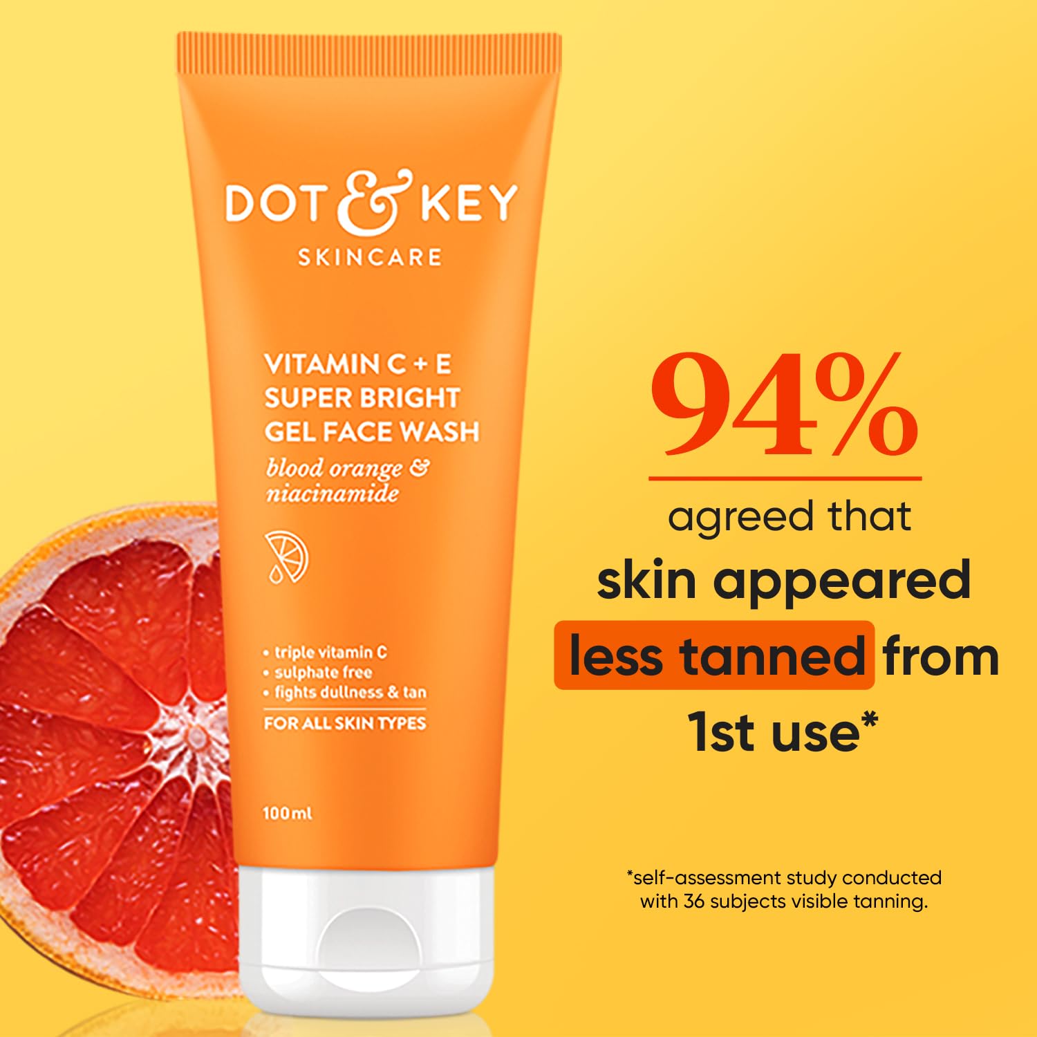 DOT & KEY VITAMIN C + E SUPER BRIGHT GEL FACE WASH - 100ml