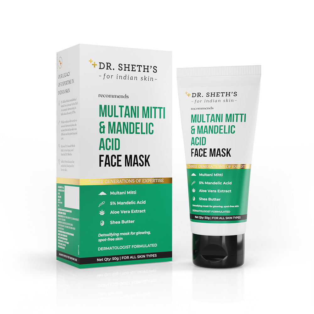 DR. SHETH MULTANI MITTI & MANDELIC ACID FACE MASK 50GM