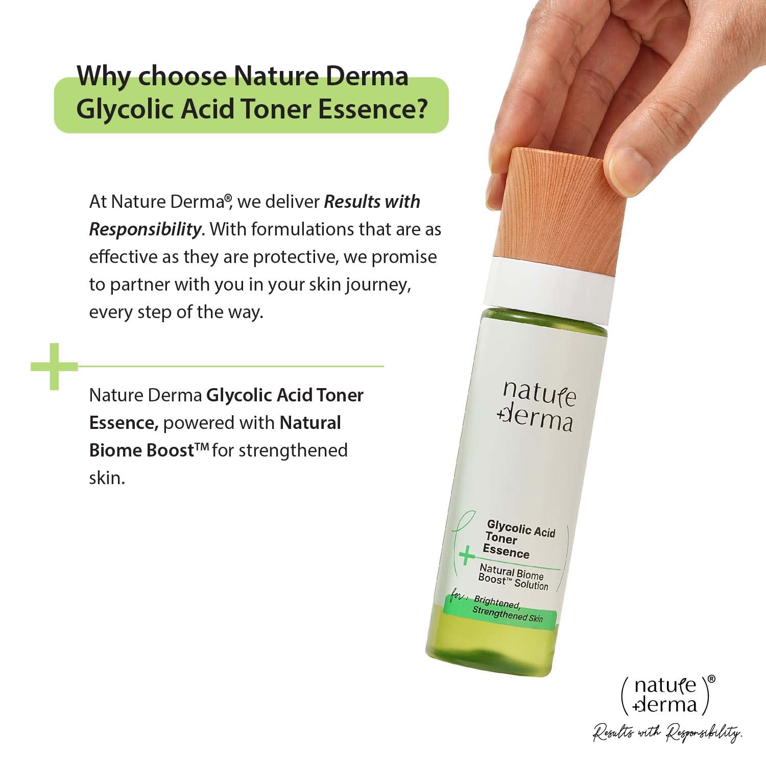 NATURE DERMA GLYCOLIC ACID TONER ESSENCE 100 ML