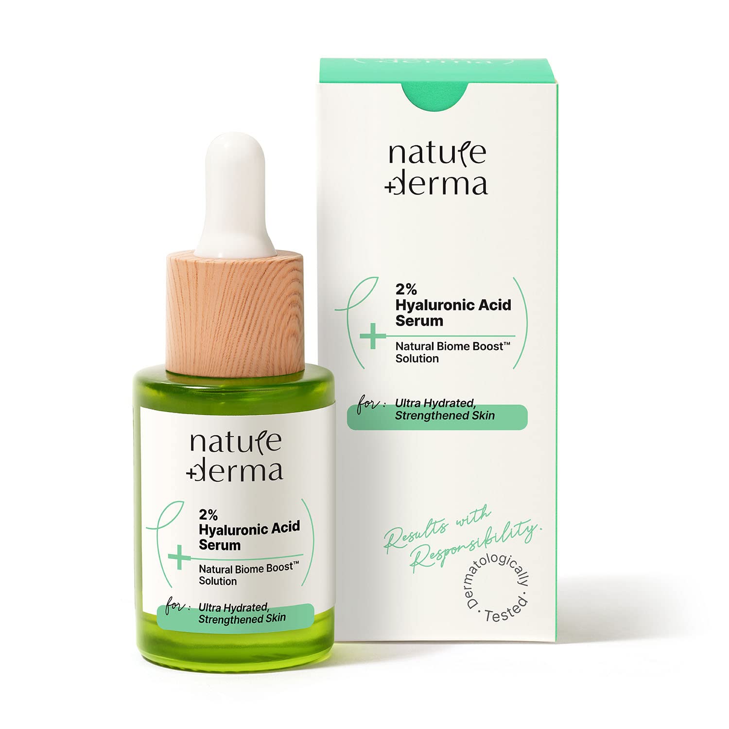 NATURE DERMA 2% HYALURONIC ACID SERUM FOR INTENSE HYDRATION 30 ML 