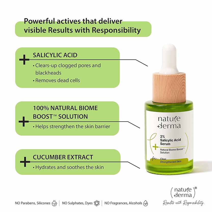 NATURE DERMA 2% SALICYLIC ACID SERUM 30 ML