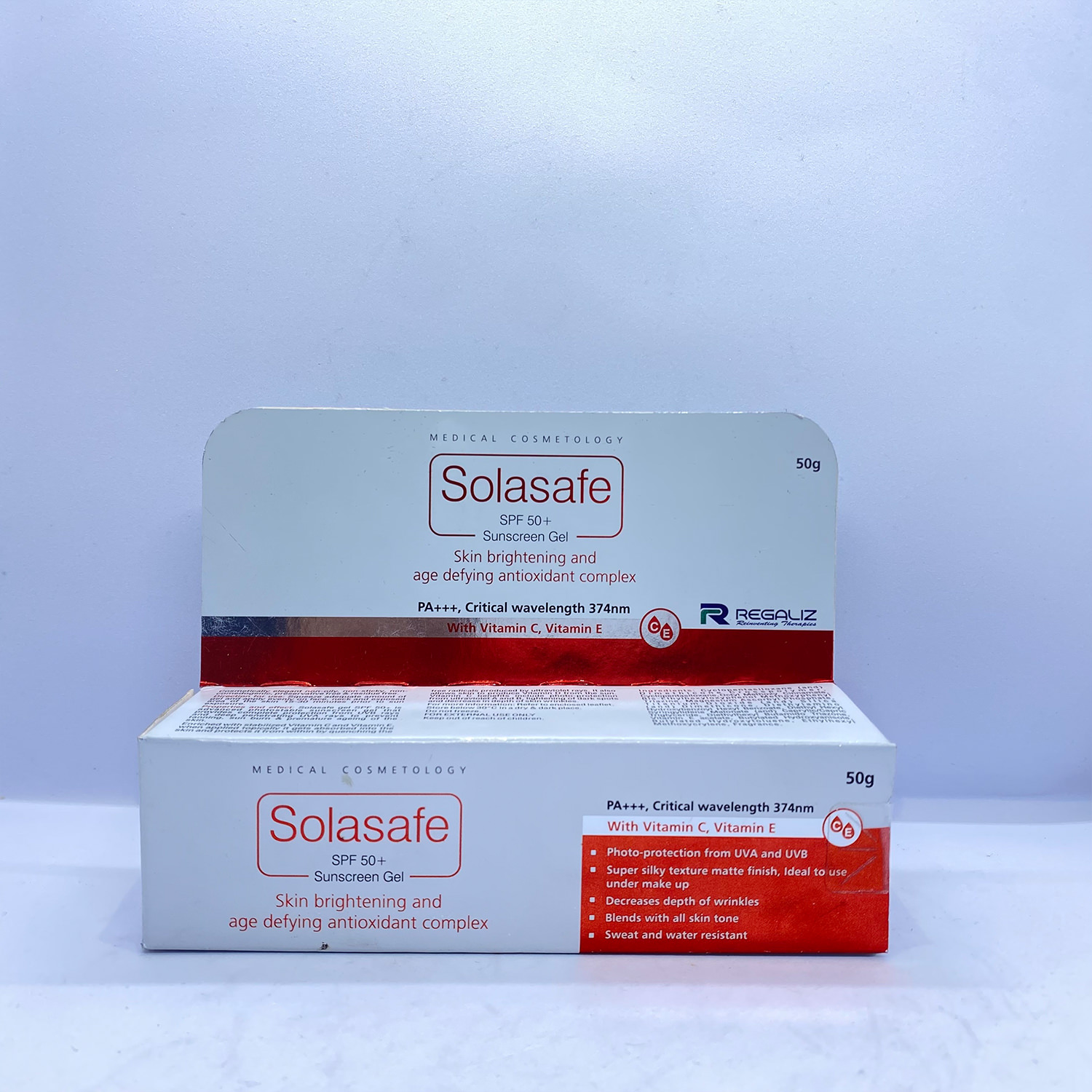 Solasafe Sunscreen SPF 50 Gel 50 Gm