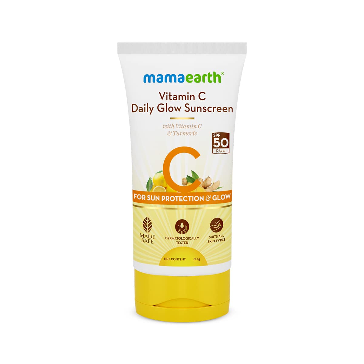 Mamaearth Vitamin C Daily Glow Sunscreen (50g)