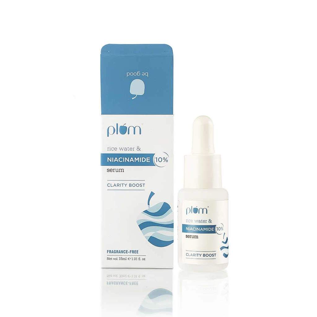 PLUM RICE WATER & 10% NIACINAMIDE SERUM 15 ML