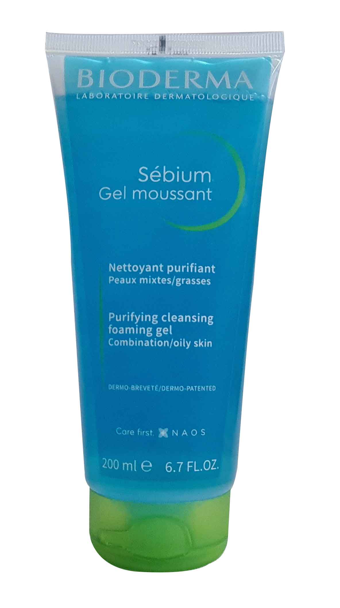 BIODERMA SEBIUM GEL MOUSSANT PURIFYING CLEANSING FOAMING GEL 200ML 6.67 FL. OZ