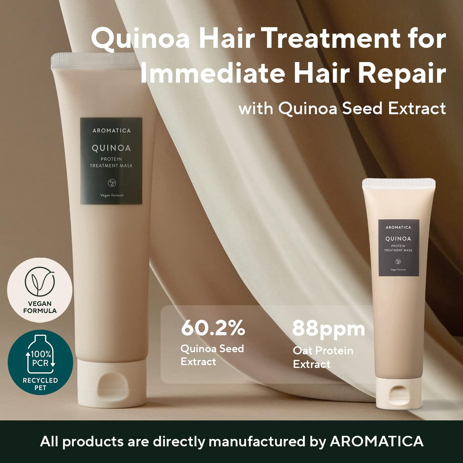 AROMATICA QUINOA PROTEIN TREATMENT MASK 160 ML