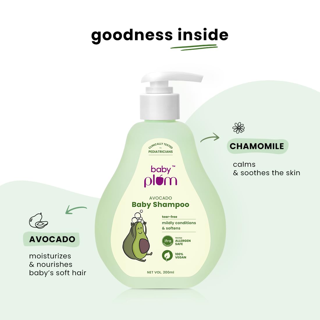 BABY PLUM AVOCADO BABY SHAMPOO 200 ML