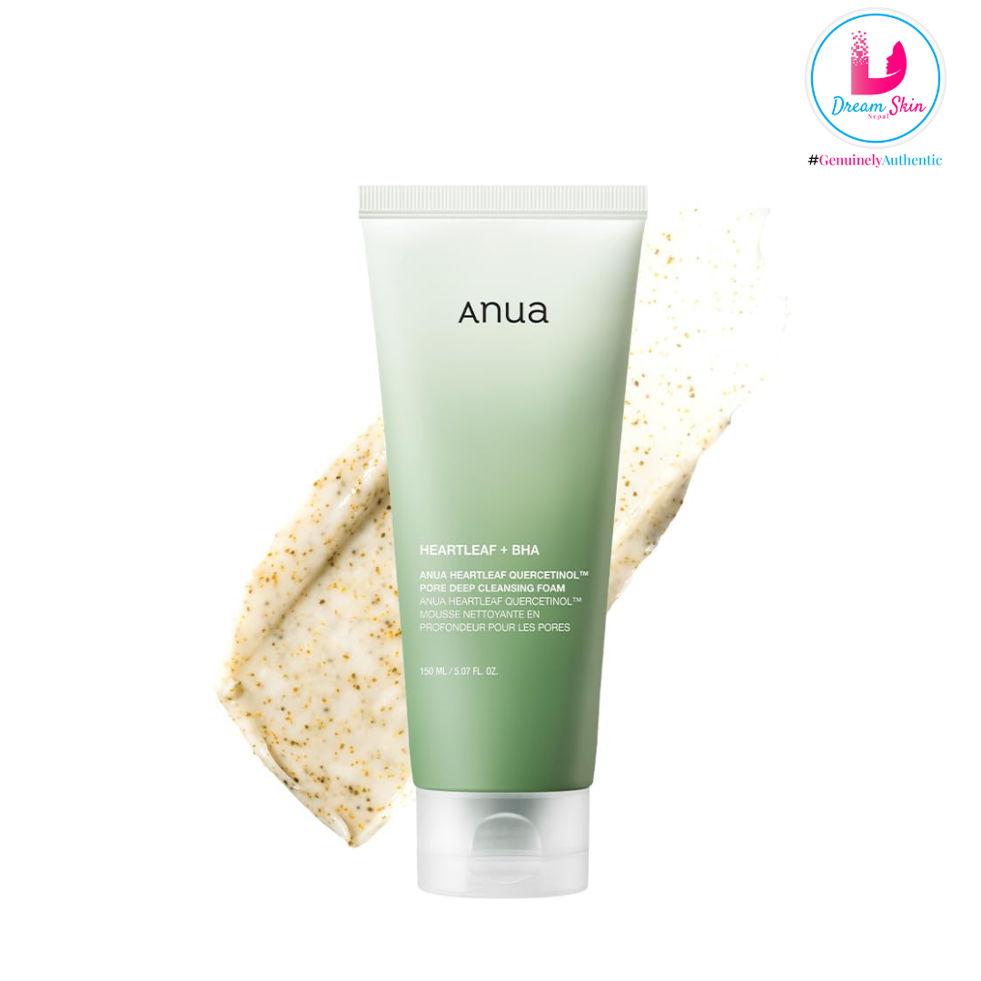 ANUA HEARTLEAF QUERCETINOL PORE DEEP CLEANSING FOAM 150 ML