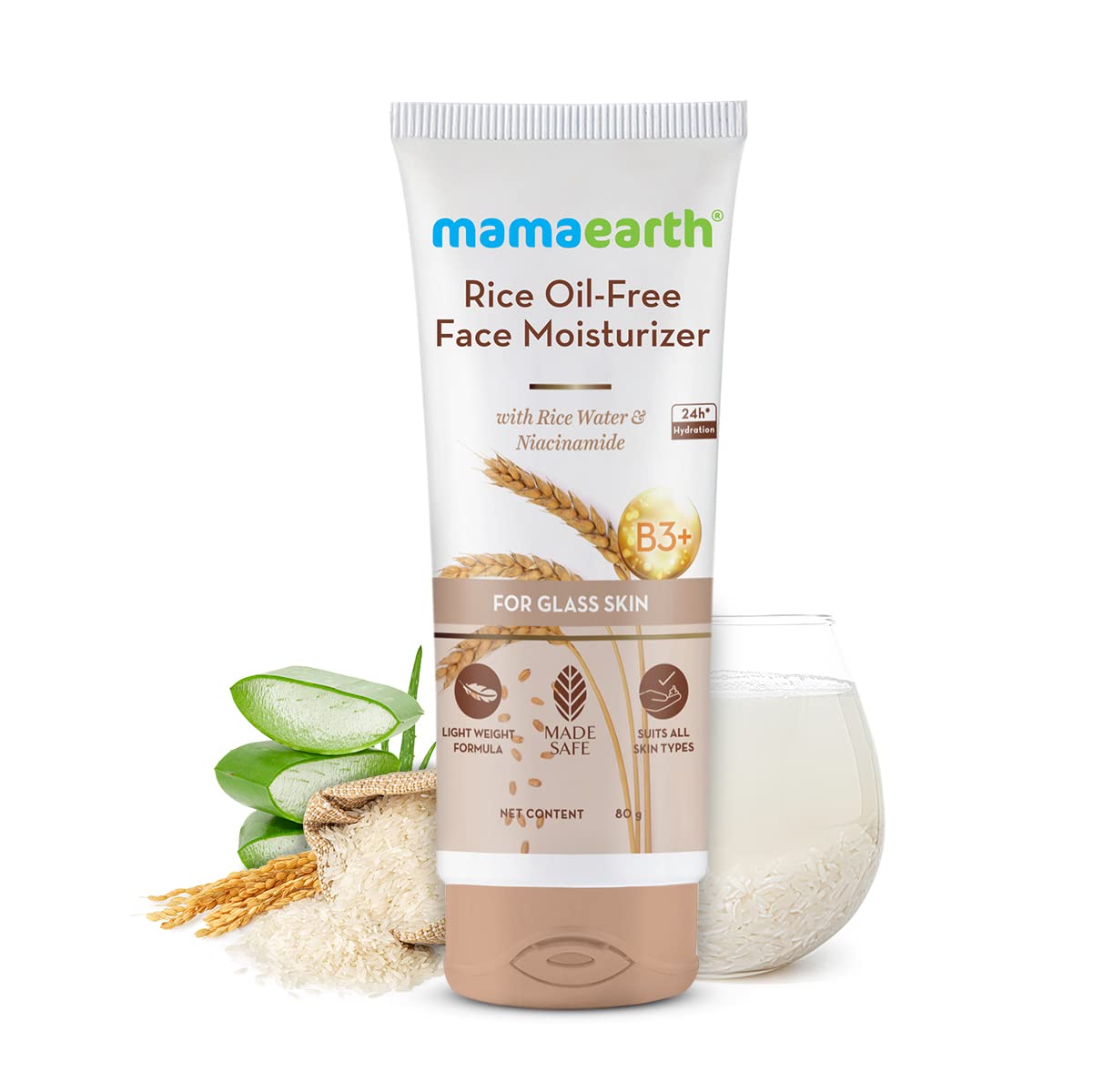 Mamaearth Rice Oil-Free Face Moisturizer 