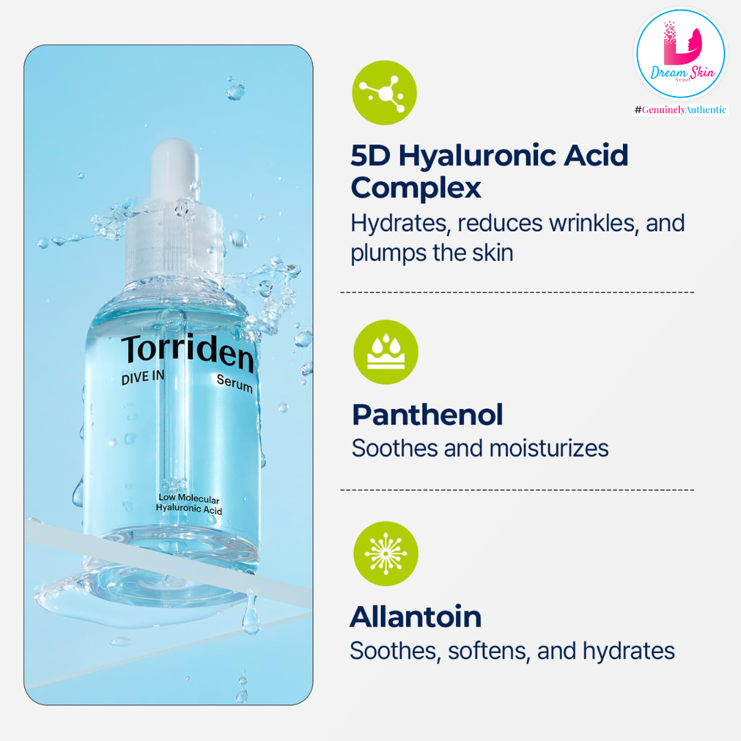 TORRIDEN DIVE IN LOW MOLECULE HYALURONIC ACID SERUM 50 ML