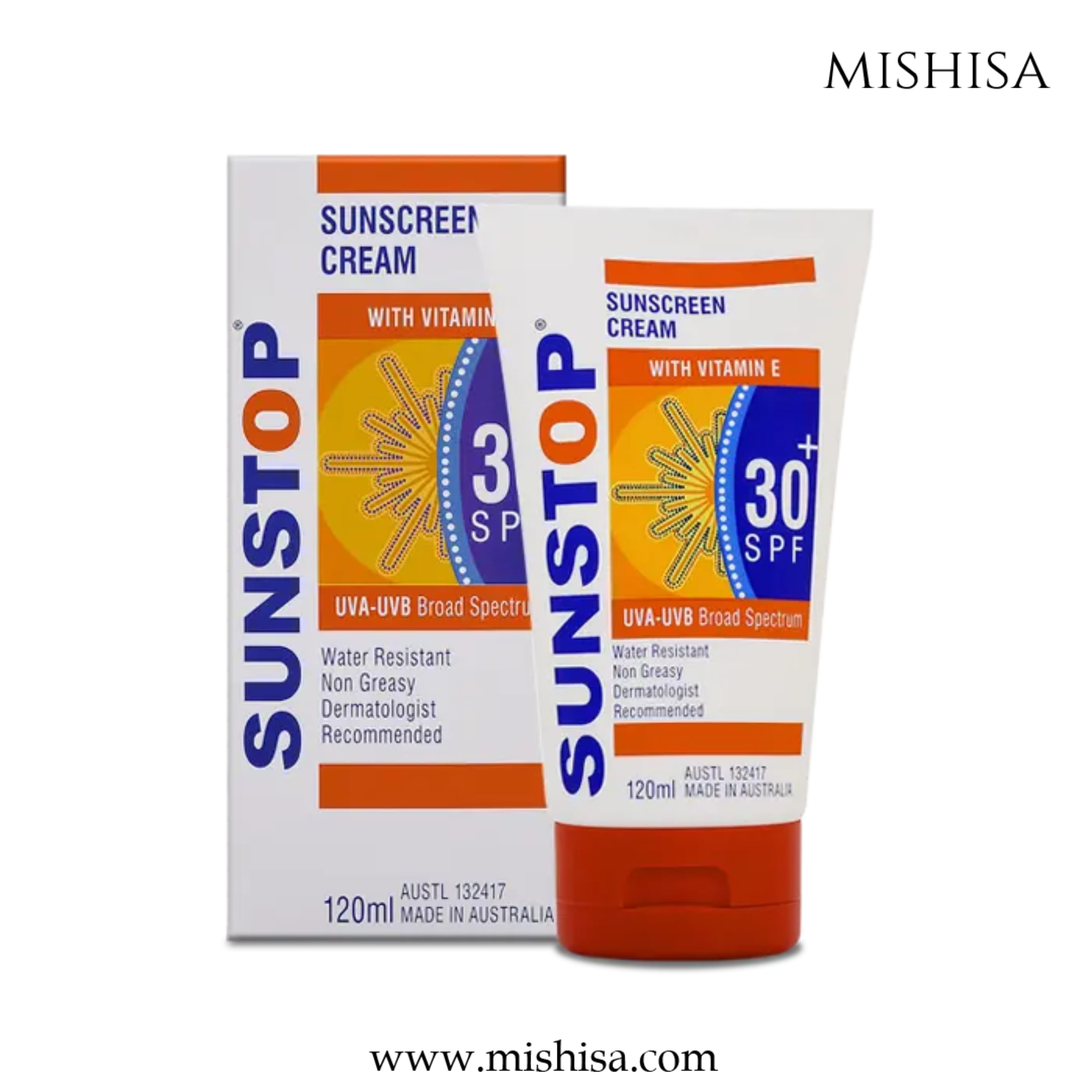 SUNSTOP SPF 30+ SUNSCREEN CREAM 120 ML