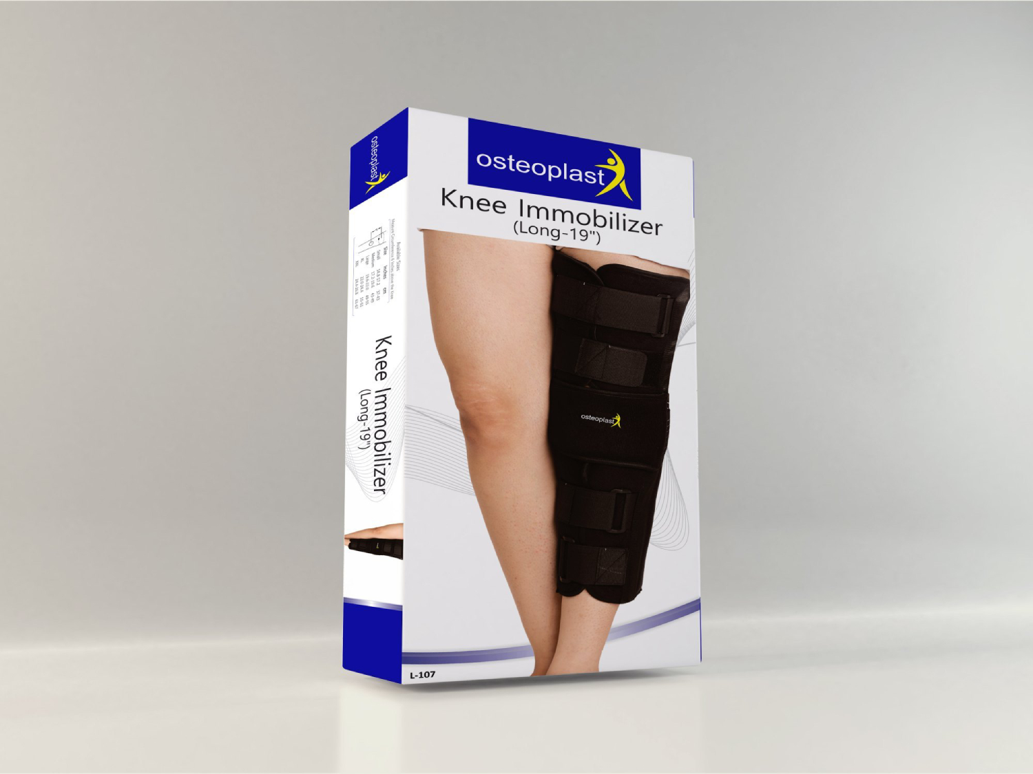 KNEE IMMOBILIZER LONG 19