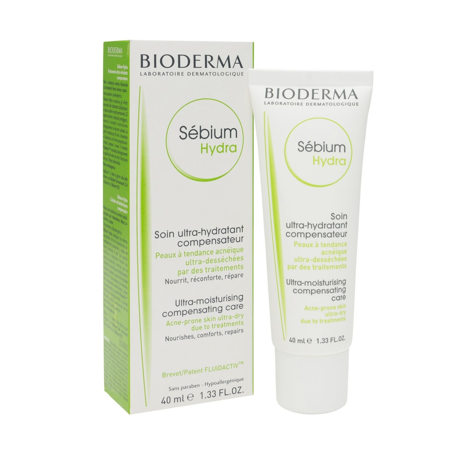 BIODERMA SEBIUM HYDRA ULTRA MOISTURIZING COMPENSATING CARE 40ML 1.33 FL. OZ.