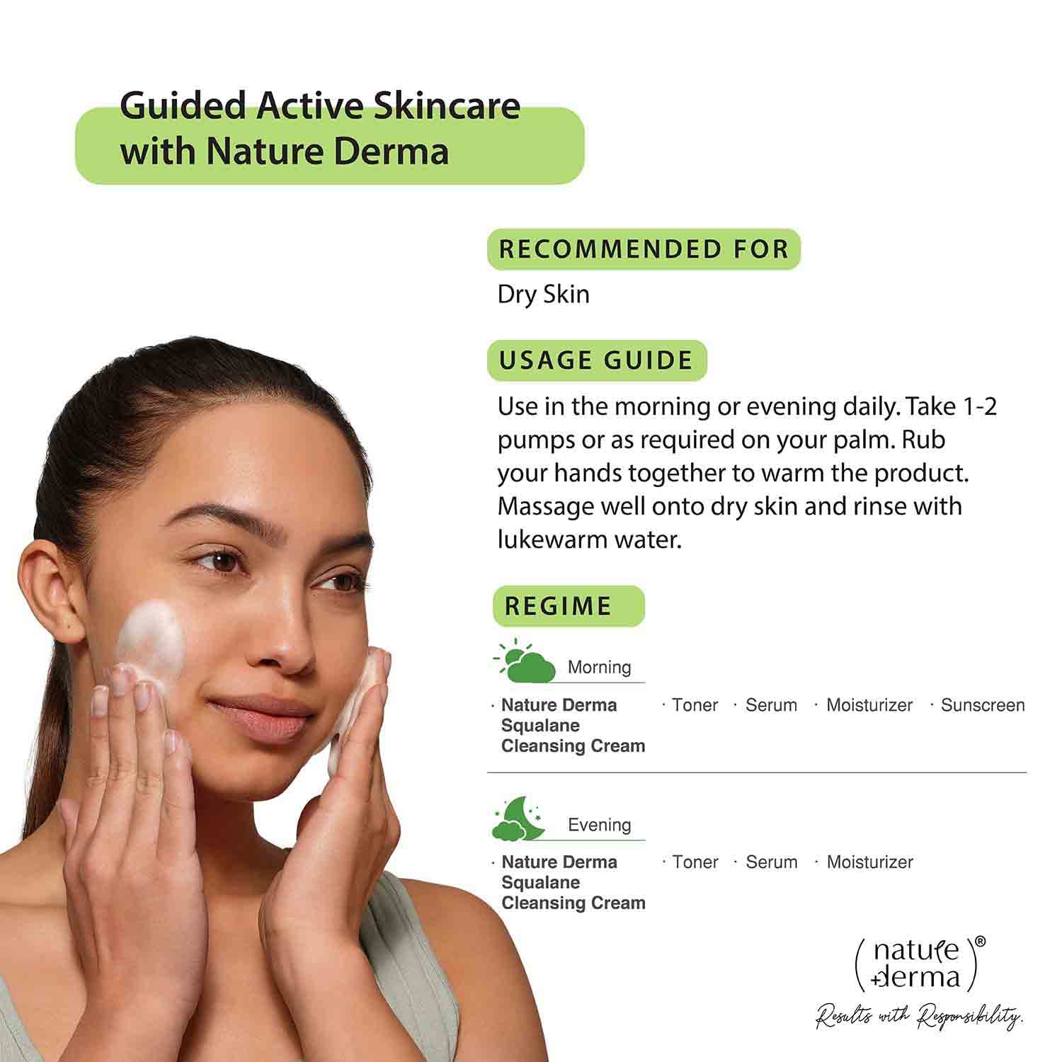 NATURE DERMA SQUALENE CLEANSING CREAM 50 ML