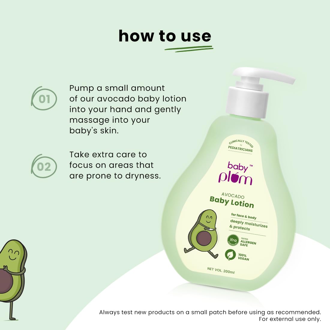 BABY PLUM - AVOCADO BABY LOTION 200 ML 