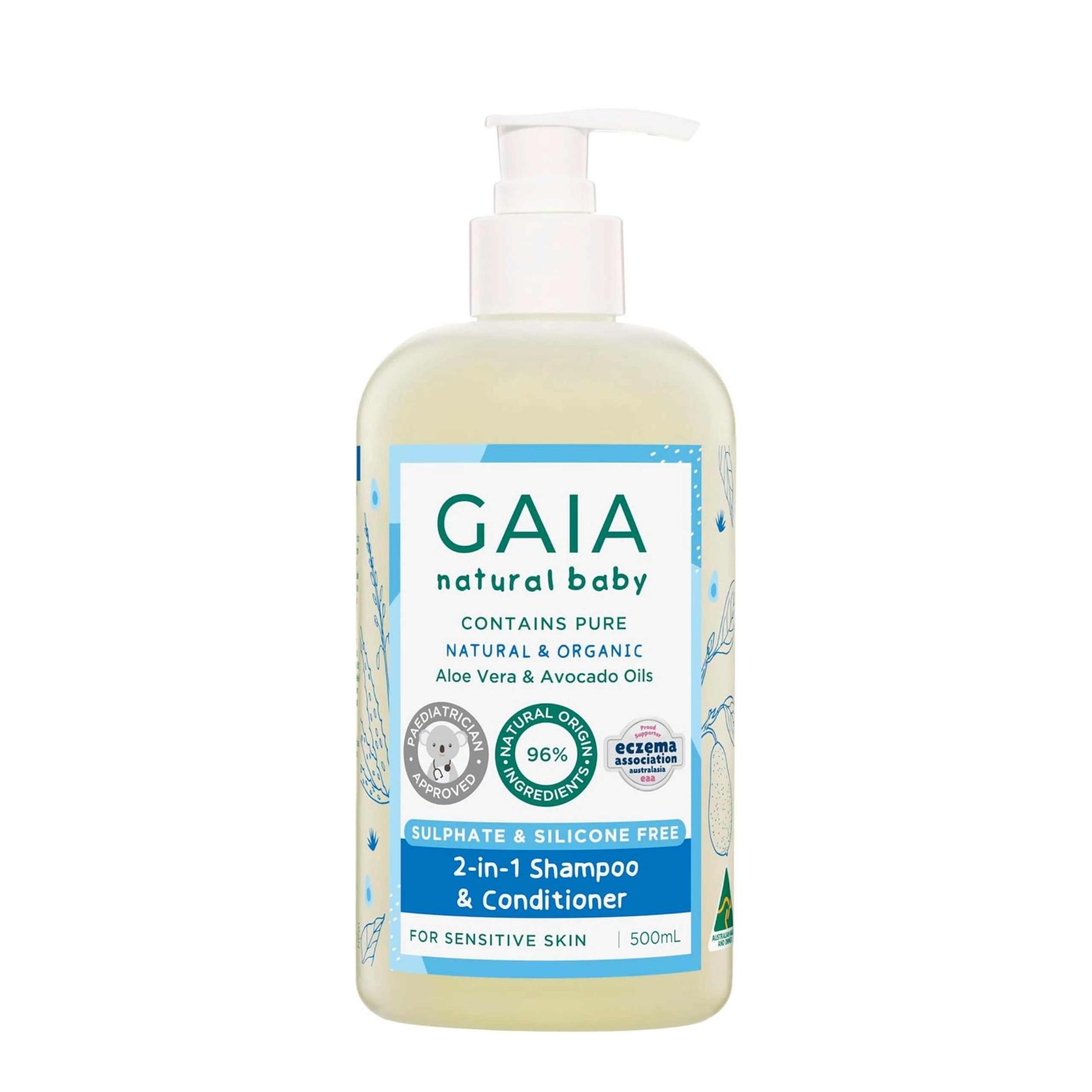 GAIA BABY SHAMPOO & CONDITIONER 500 ML