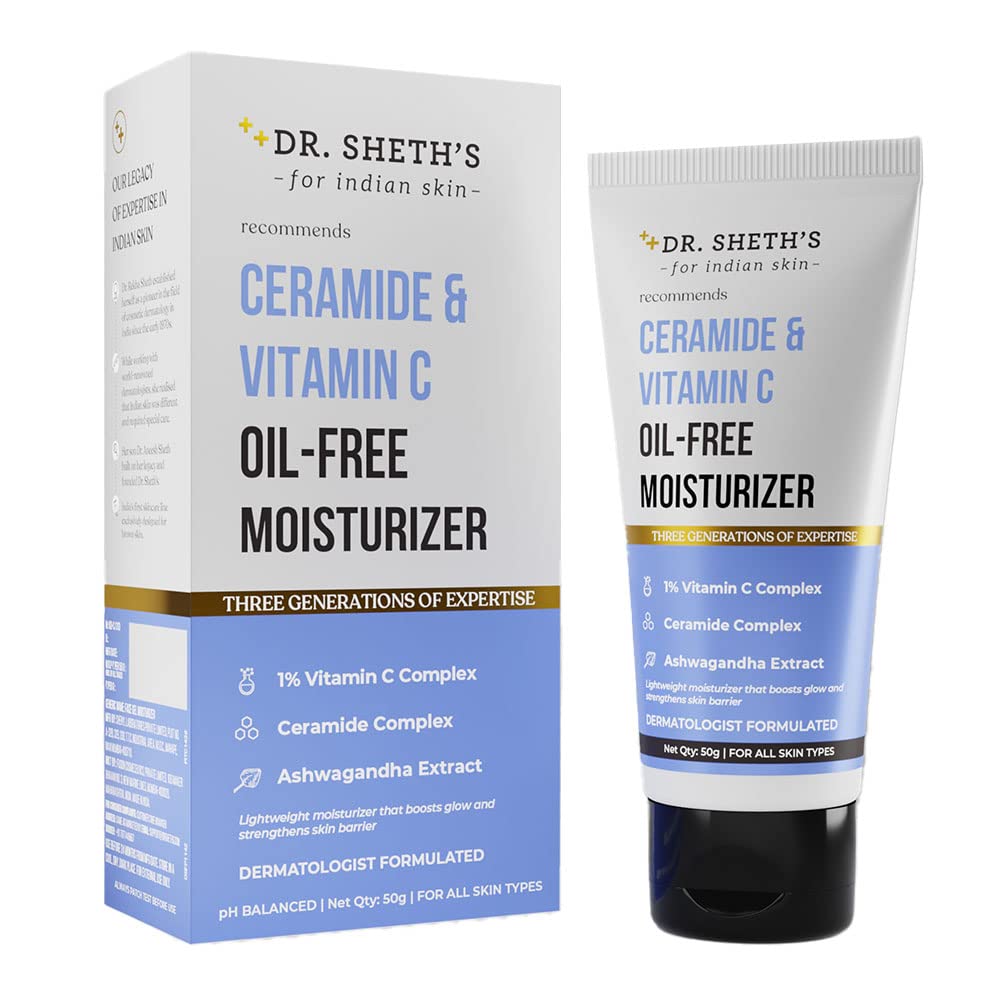 DR. SHETH CERAMIDE & VITAMIN C OIL FREE MOISTURIZER - 50 GM