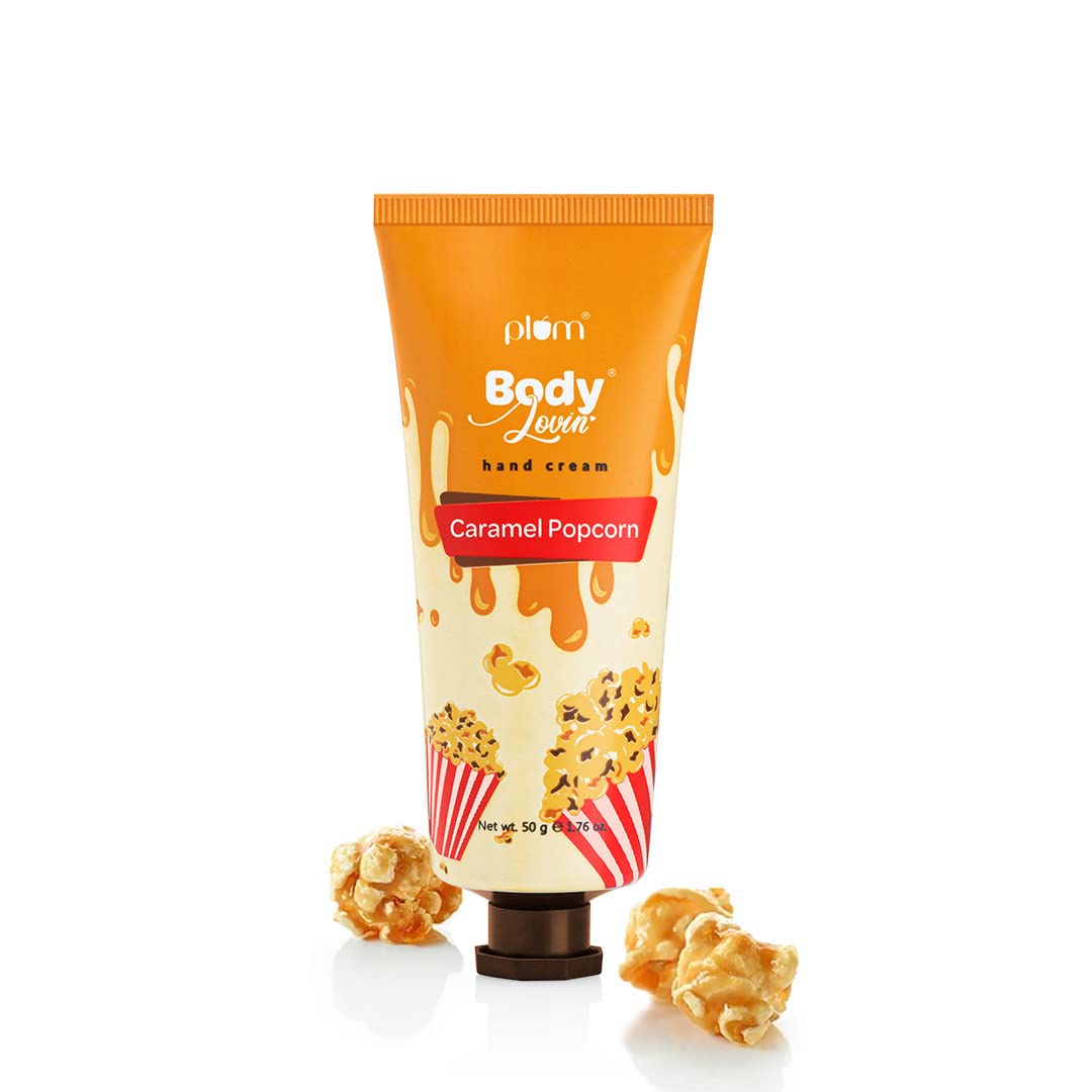 PLUM BODYLOVIN CARAMEL POPCORN HAND CREAM 50 GM 