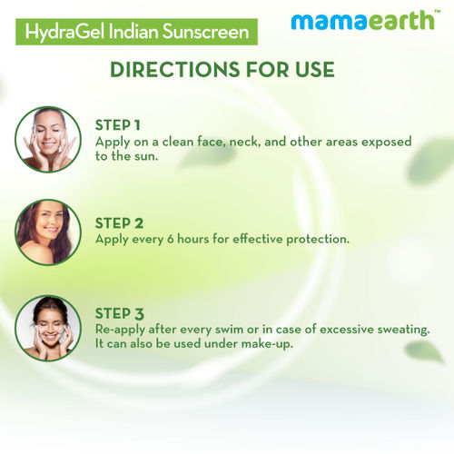 Mamaearth HydraGel Indian Sunscreen SPF 50