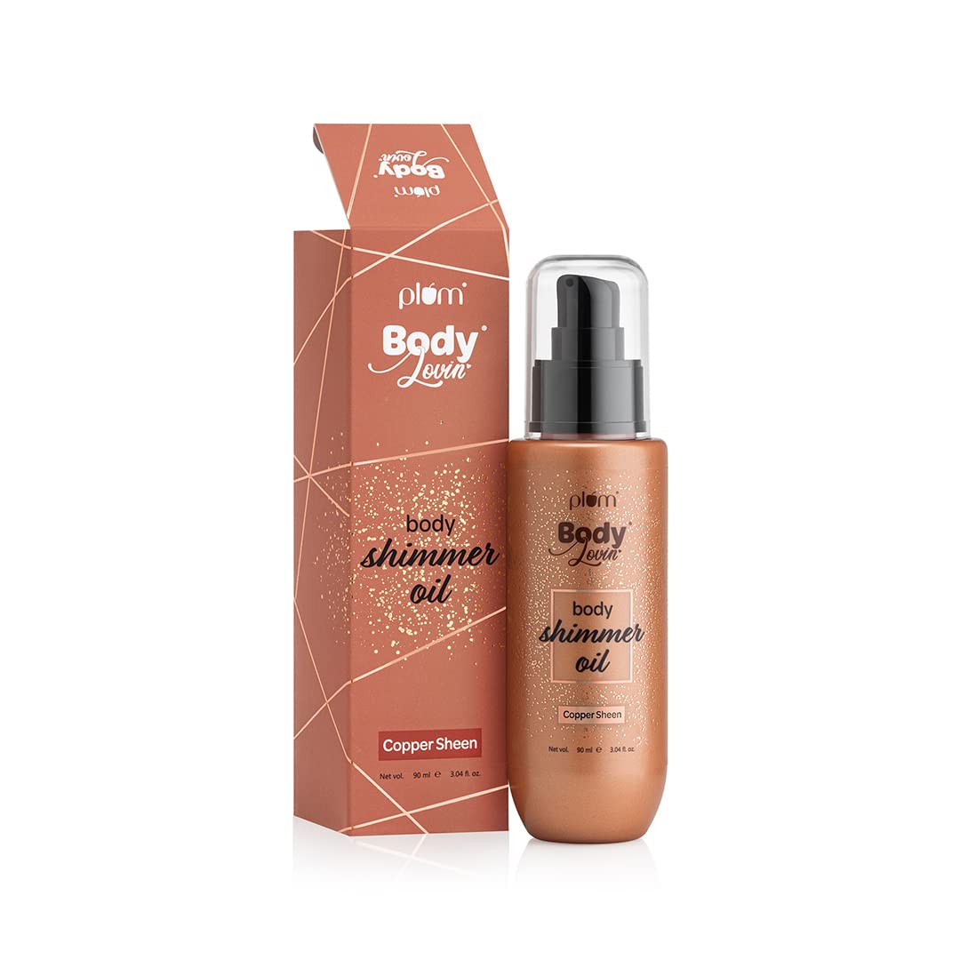 PLUM BODYLOVIN BODY SHIMMER OIL COPPER SHEEN 90 ML