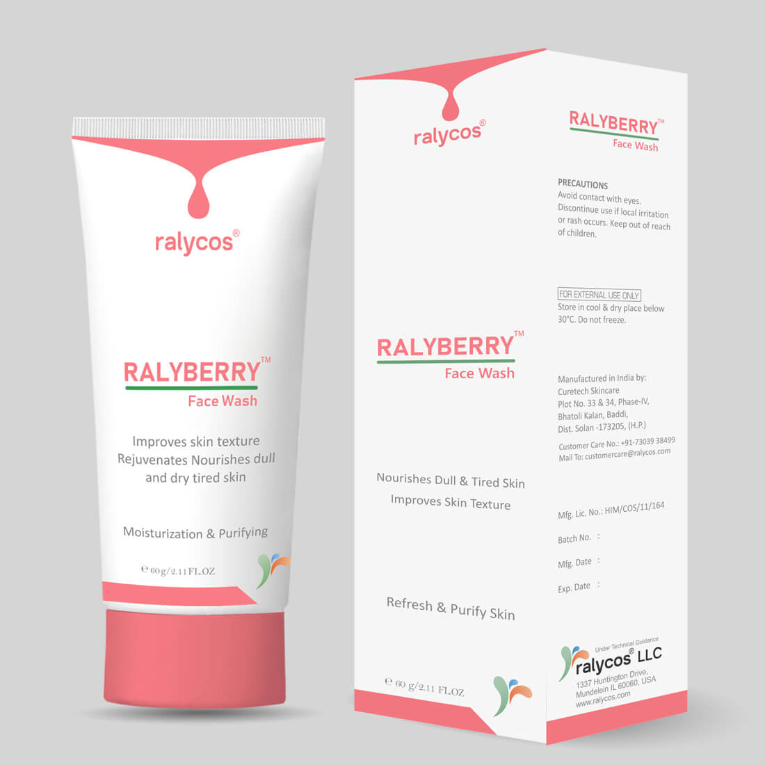 RALYCOS RALYVERA FACEWASH 60 GM