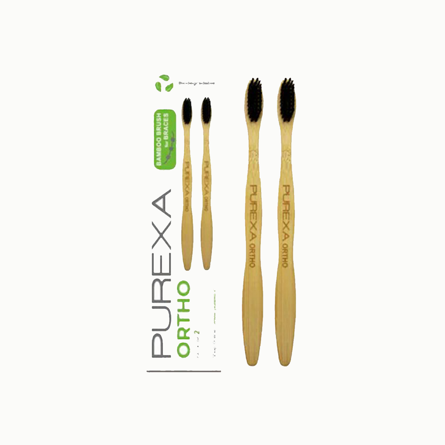 Purexa bamboo charcoal Toothbrush (2 pcs)