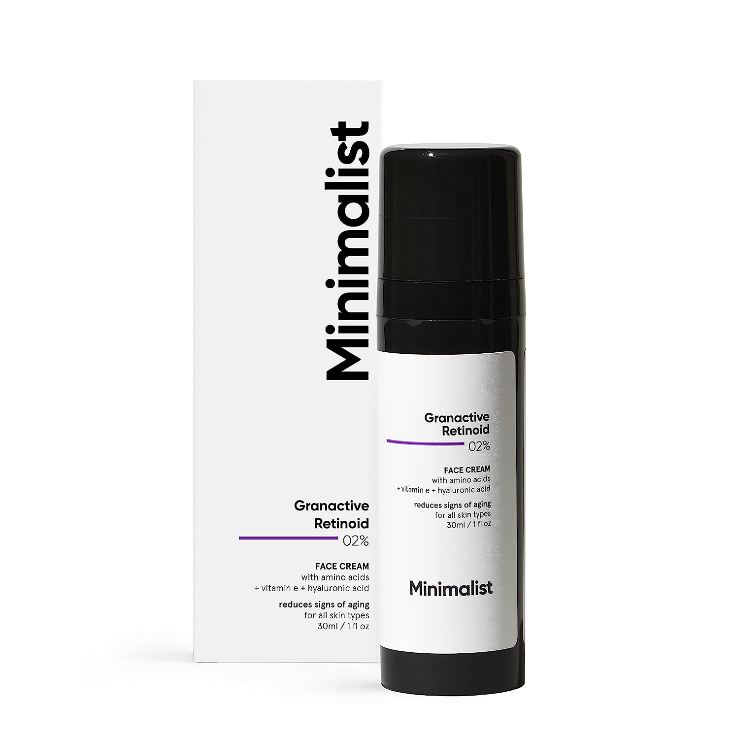 MINIMALIST 2% RETINOL ANTI AGEING NIGHT CREAM FOR WRINKLES & FINE LINES 30 ML