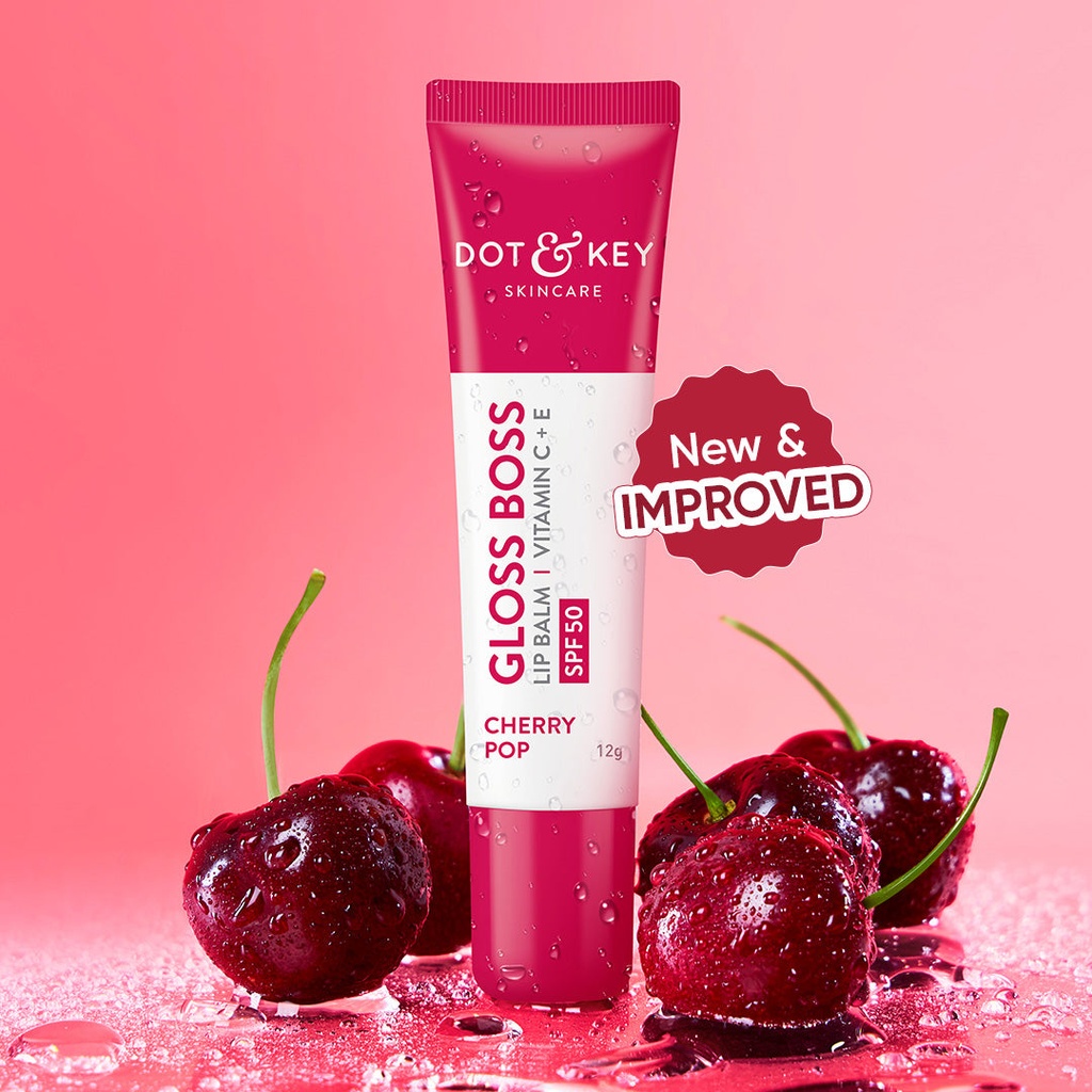 DOT & KEY LIP BALM CHERRY POP- 12 GM 