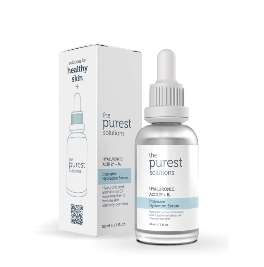 THE PUREST SOLUTIONS HYALURONIC ACID 2% + B5 INTENSIVE HYDRATION SERUM 30ML