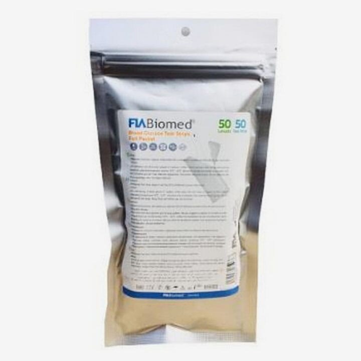 Fia Biomed Glucometer Strip with Lancet (50 Strips+50 Lancets)