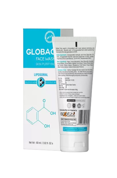 GLOBAC SKIN PURIFYING FACE WASH 60 ML