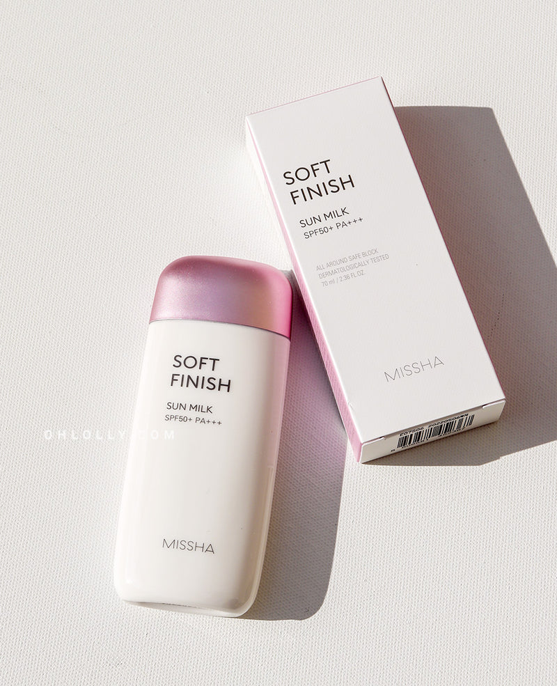 MISSHA ALL AROUND SAFE BLOCK SOFT FINISH SUN MILK SPF50+ PA+++ 70ML