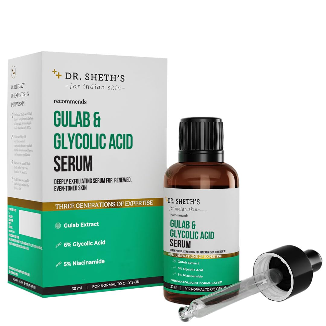 DR. SHETH GULAB & GLYCOLIC ACID SERUM 30 ML