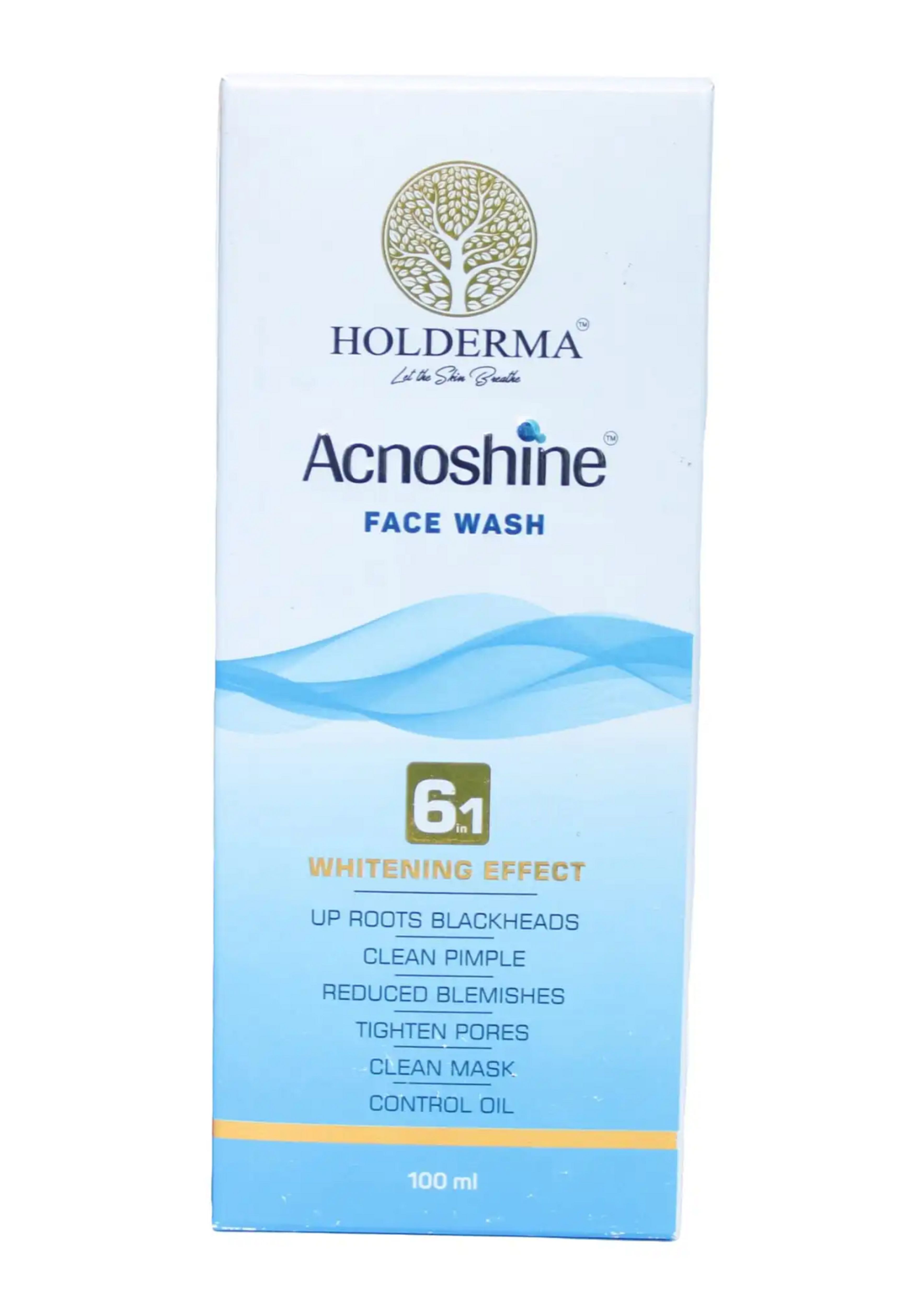 HOLDERMA ACNOSHINE FACEWASH 100ML