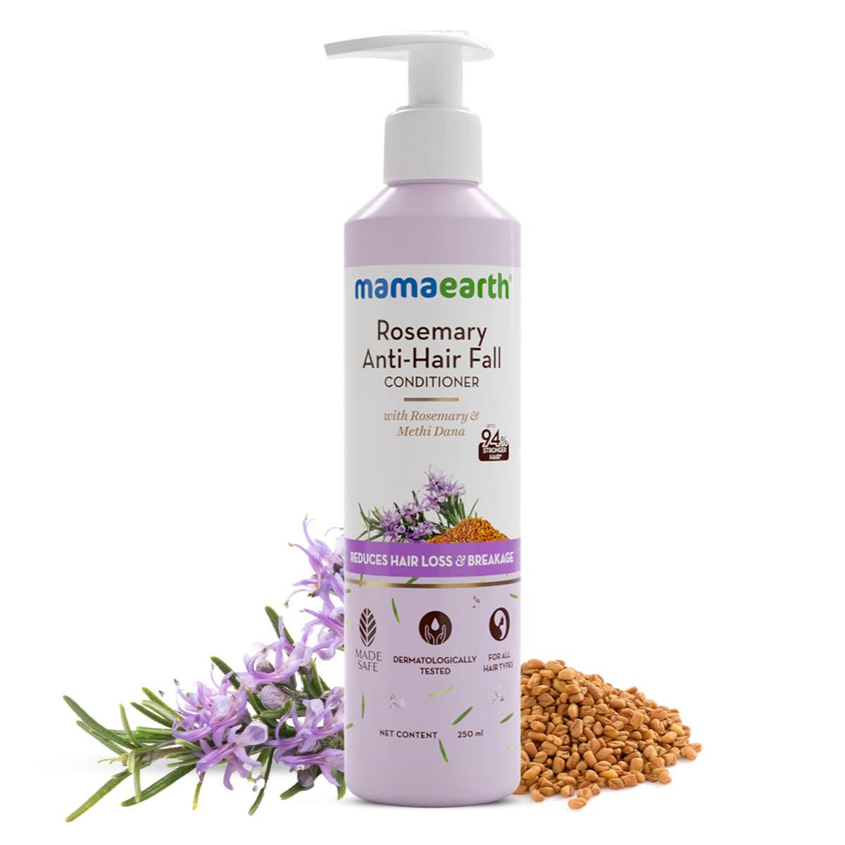 mamaearth Rosemary Anti Hair Fall Conditioner with Rosemary & Methi Dana - 250 ml