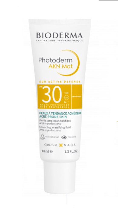 BIODERMA PHOTODERM AKN MAT SPF30 MATTIFYING FLUID 40ML 1.33FL.OZ