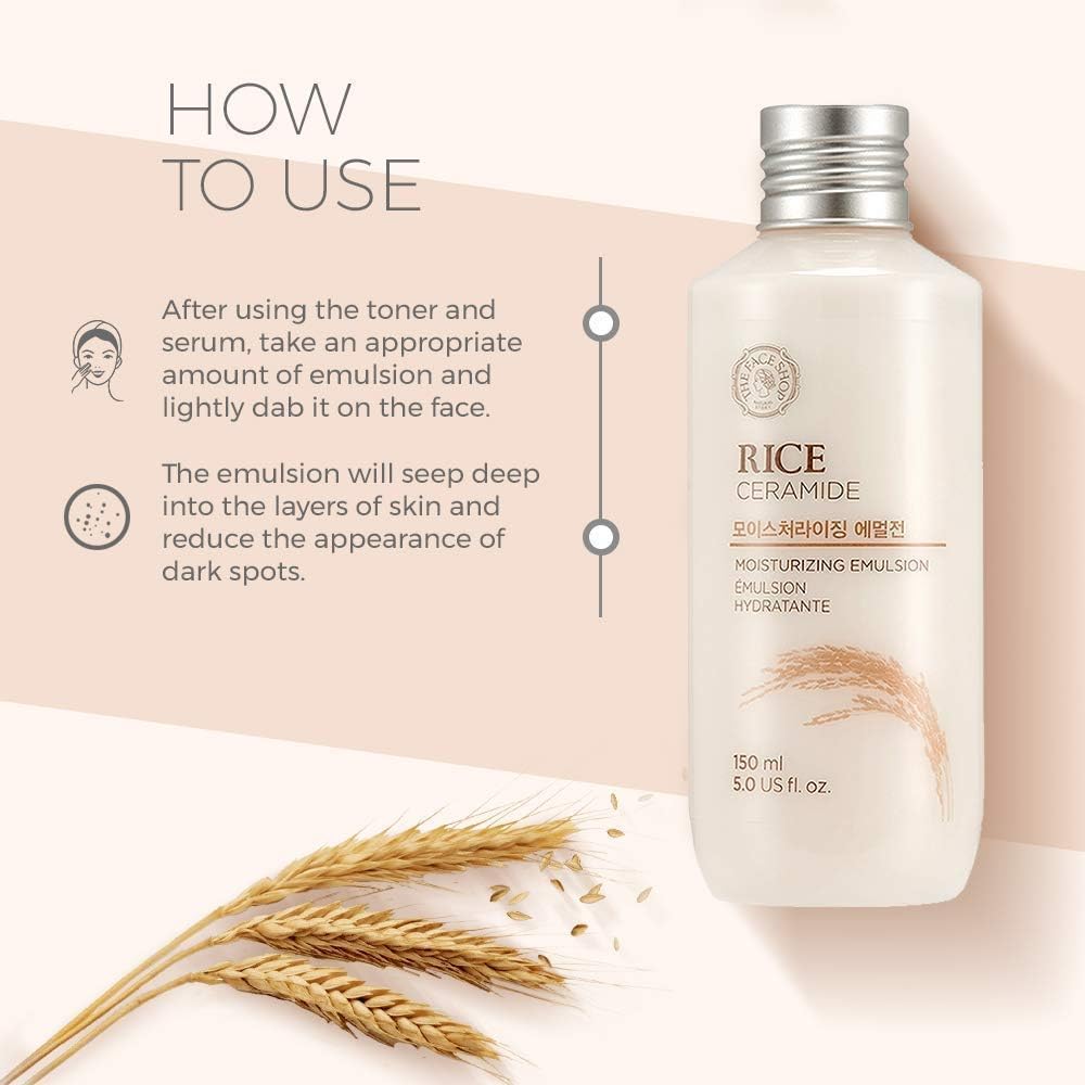 THE FACE SHOP RICE&CERAMIDE MOISTURIZING EMULSION