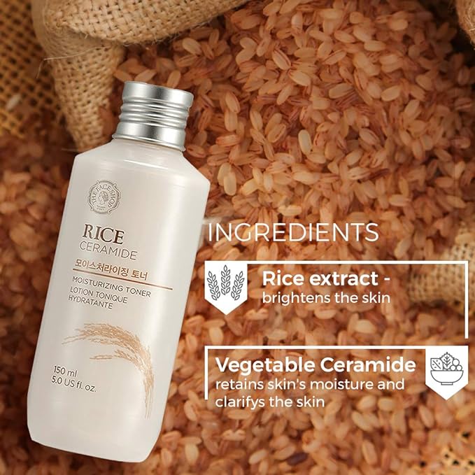 THE FACE SHOP - RICE & CERAMIDE MOISTURIZING TONER 150 ML