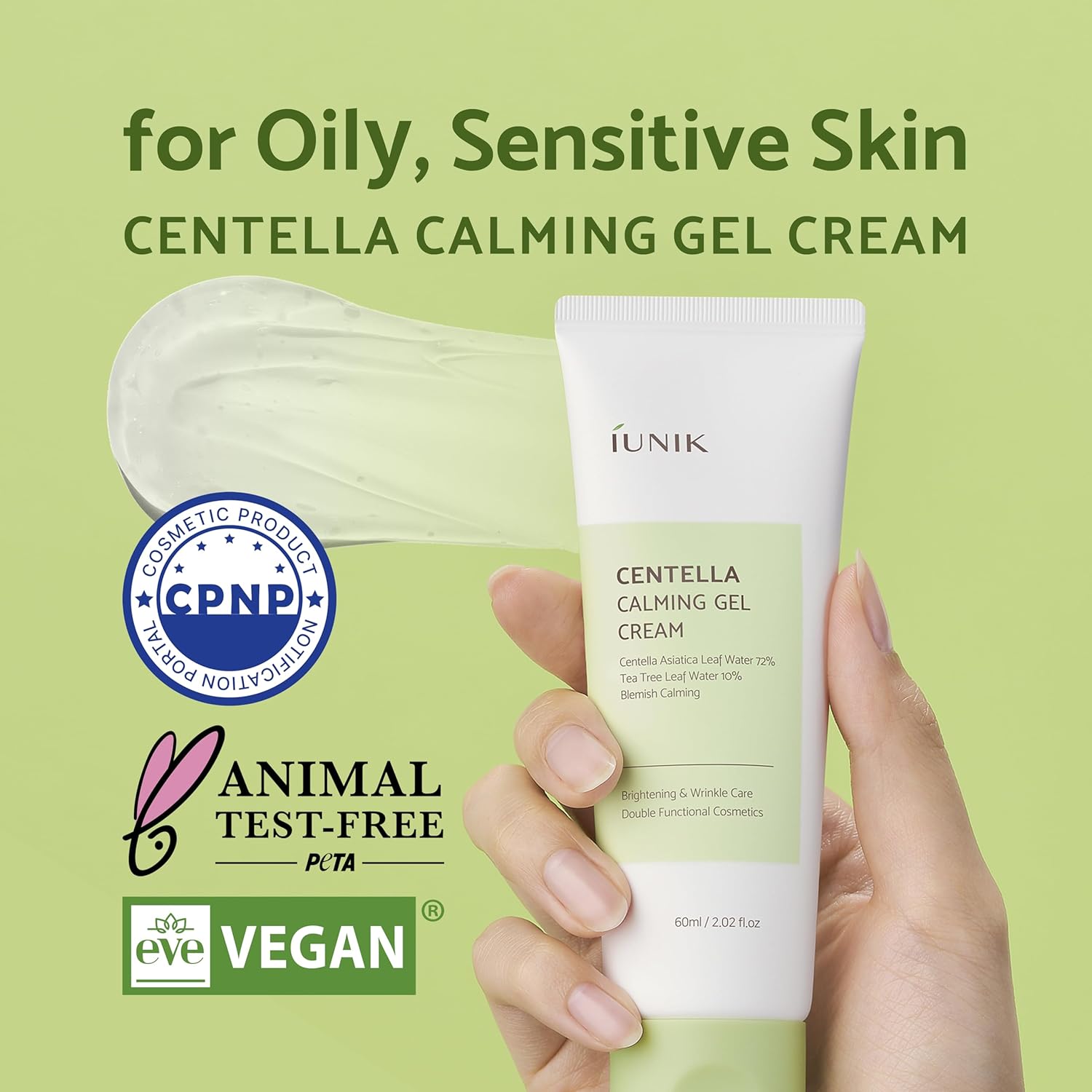 LUNIK CENTELLA CALMING GEL CREAM 60 ML