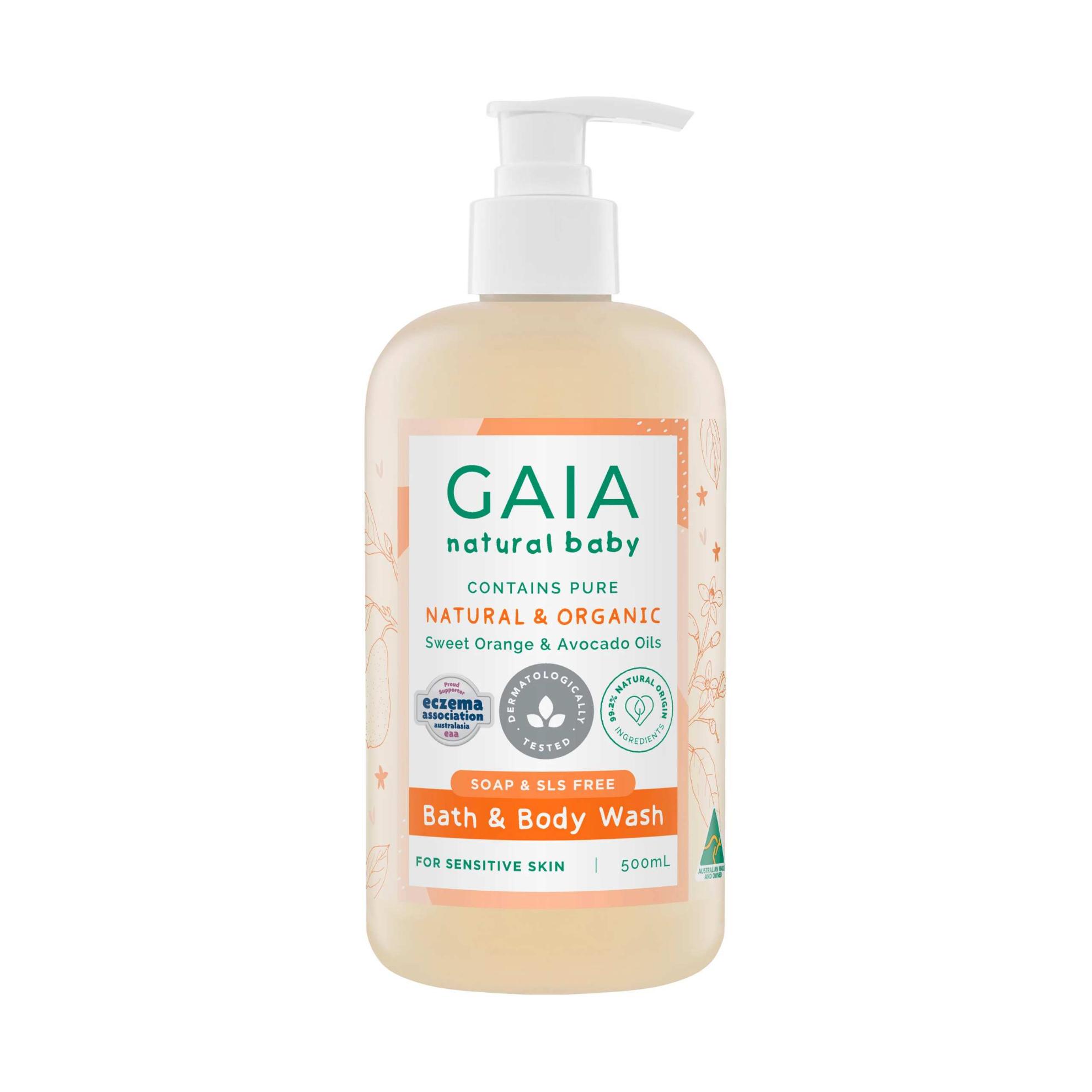 GAIA BABY BODY WASH 500 ML 