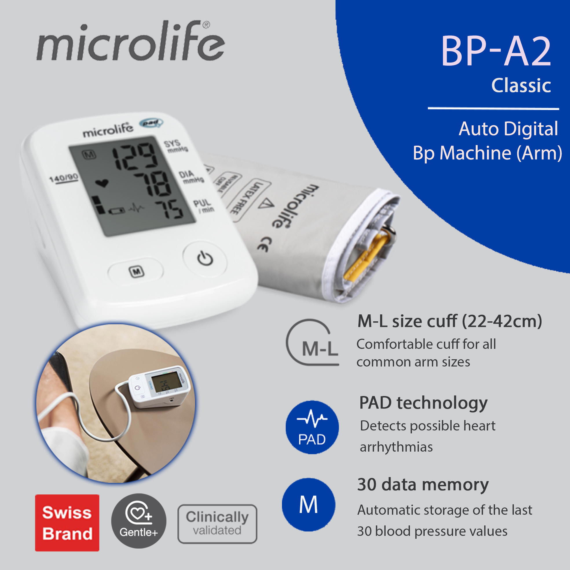 Microlife  Auto Digital Machine (ARM) Classic Bpa-2