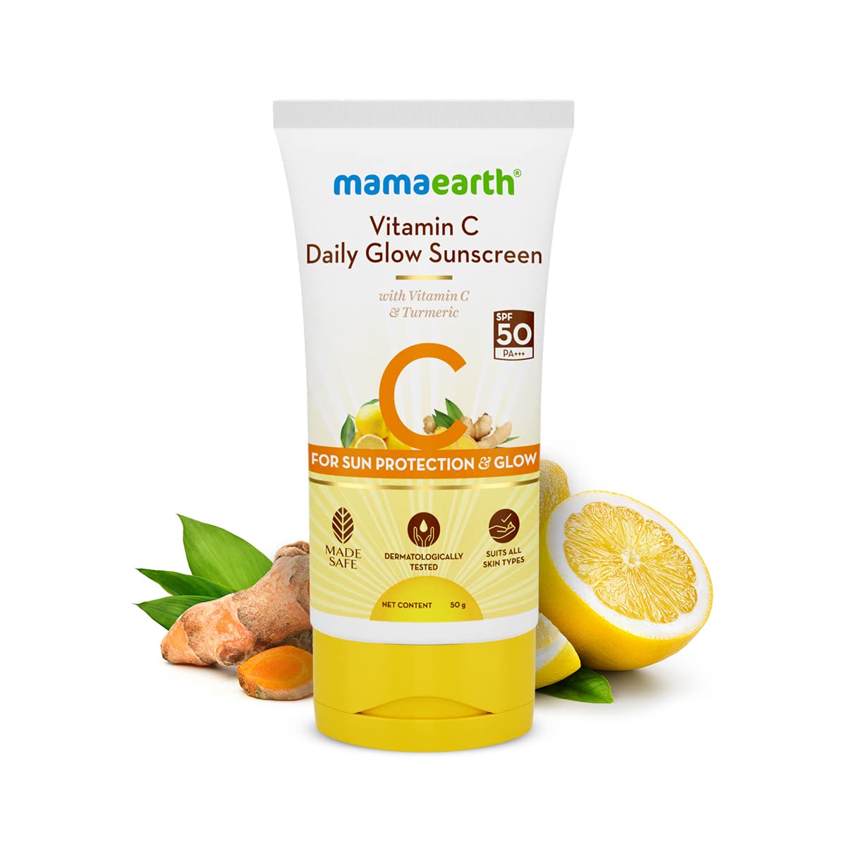 Mamaearth Vitamin C Daily Glow Sunscreen (50g)