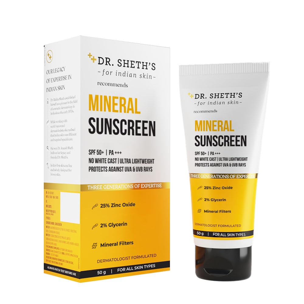 DR. SHETH MINERAL SUNSCREEN 50 GM