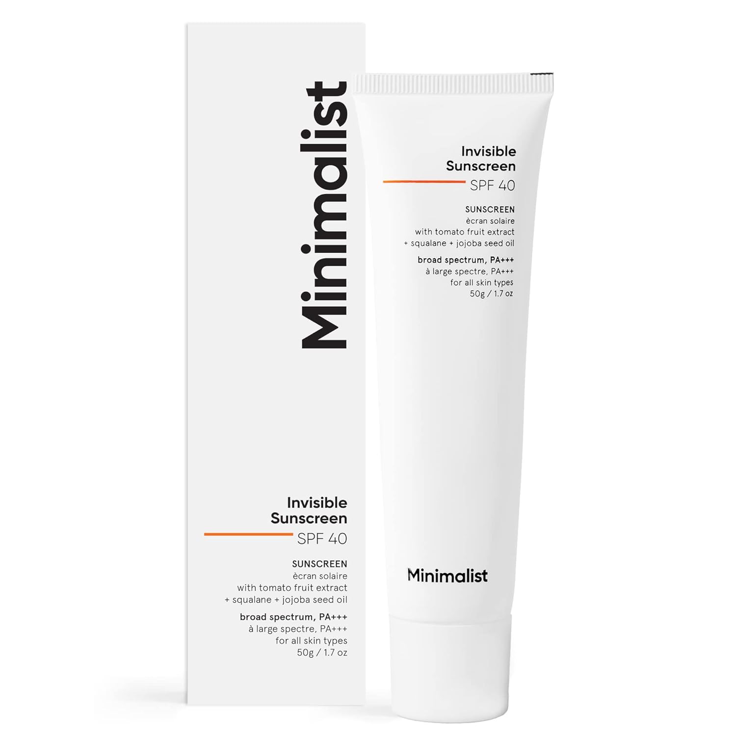 MINIMALIST INVISIBLE SUNSCREEN SPF 40 , 50 GM