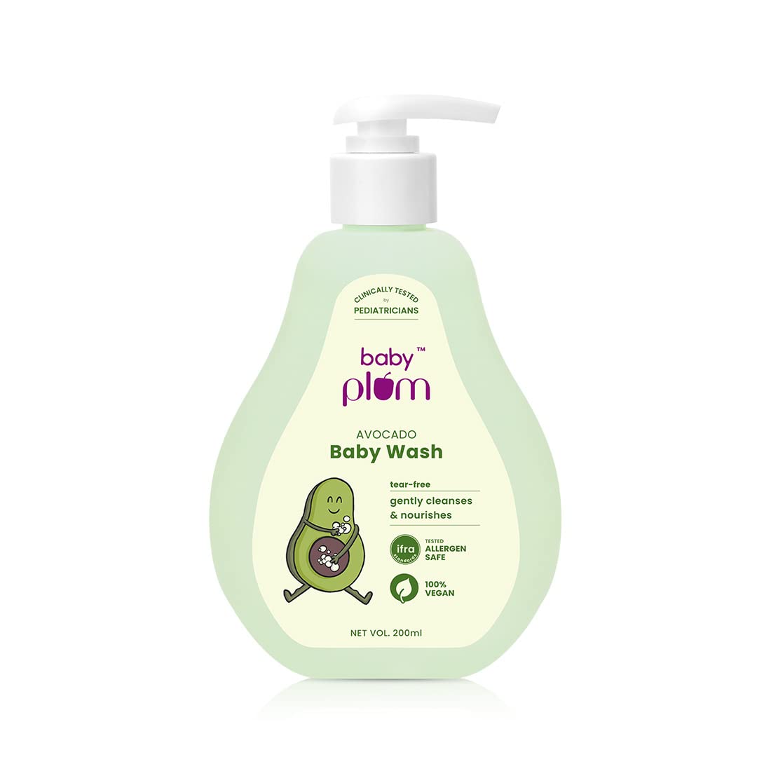 BABY PLUM AVOCADO BABY WASH 200 ML