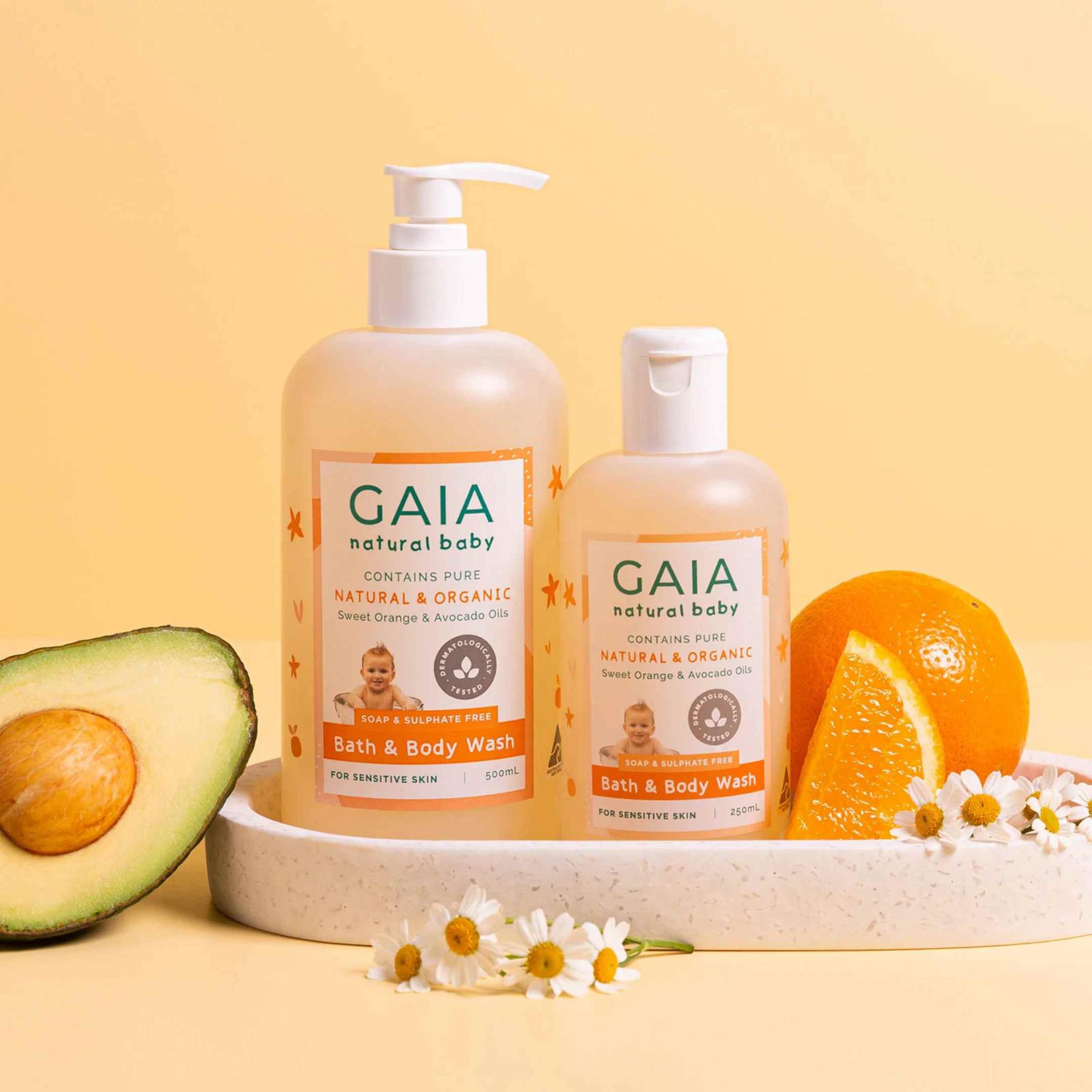 GAIA BABY BODY WASH 500 ML