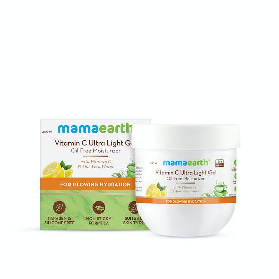 Mamaearth Vitamin C Ultra Light Gel Oil-Free Moisturizer 